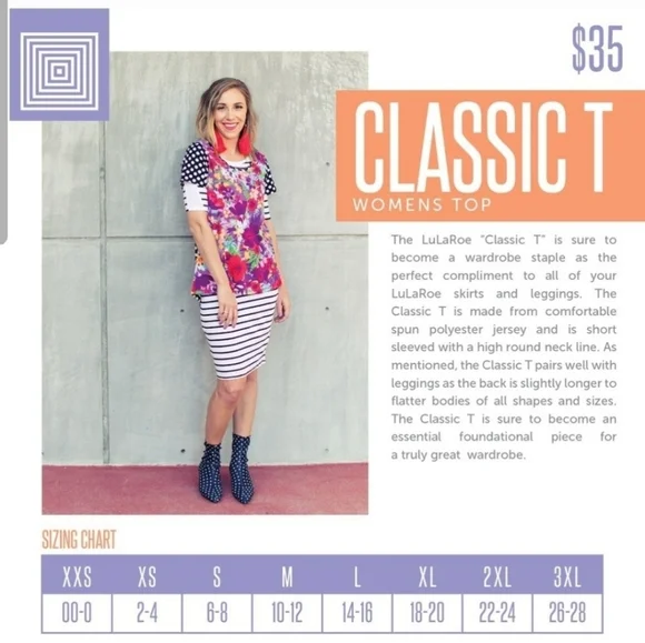 LuLaRoe Disney Mini Classic Tee Size Small - Picture 11 of 12